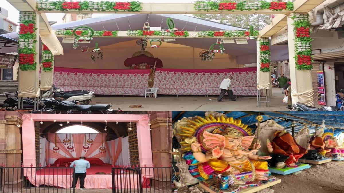 Ganesh Pandals in Bhuj : ભુજ શહેરમાં વિવિધ સ્થળોએ 40 પંડાલમાં ગણેશોત્સવનું આયોજન