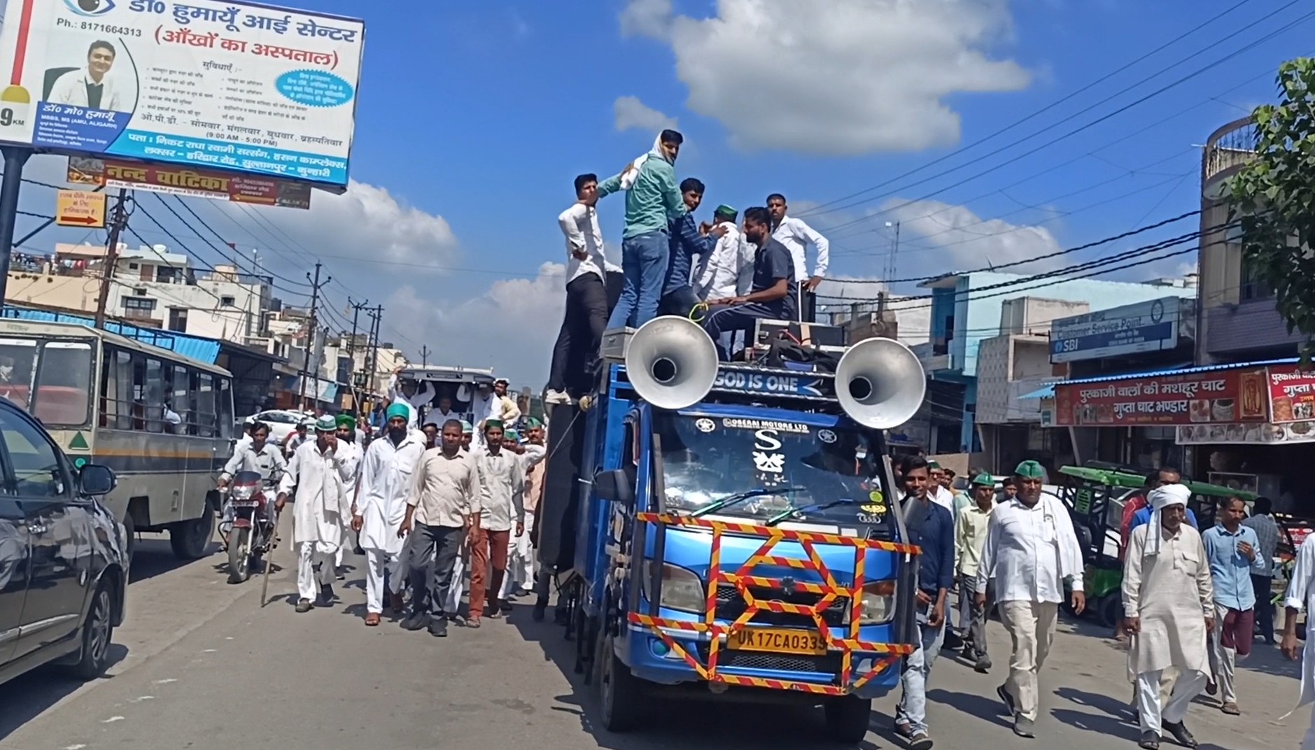 Farmers took out Rally in Laksar