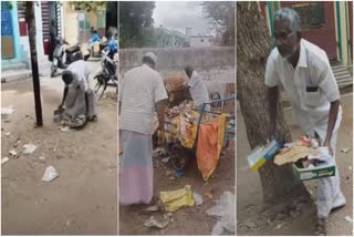 councillor father clean the garbage video