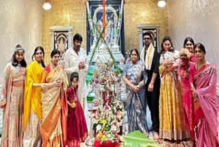 Chiranjeevi Celebrates Ganesh Chaturthi