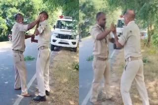 Crime Fight Between Two Police Officers In Bihar Today