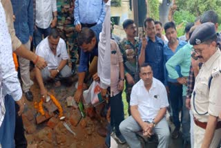 Health Minister Banna Gupta angry over breaking of puja altar by JUSCO in Jamshedpur