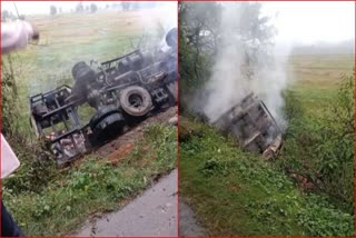 Gas Cylinders Truck Accident