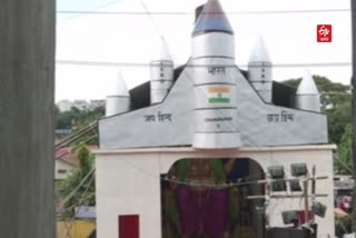 Chandrayaan 3 themed Pandal