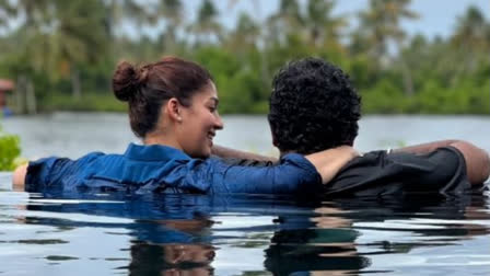 Nayanthara enjoys pool date with hubby Vignesh Shivan amid Jawan success