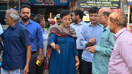 pwd minister aatishi on ground zero