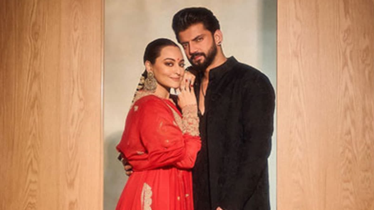 Sonakshi Sinha with hubby Zaheer Iqbal