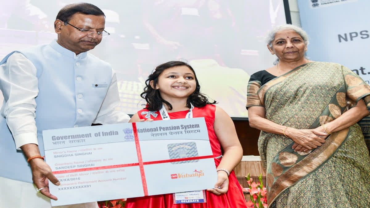 NPS Vatsalya scheme was launched by Finance Minister Nirmala Sitharaman in New Delhi