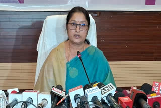 Union Minister Annapurna Devi held press conference in Ranchi on completion of 100 days of third term of Modi government