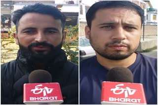 Two first time voters of Kashmir