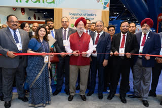 Union Petroleum Minister Hardeep Singh Puri at the Gastech Ministerial Panel in Houston