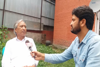 Muhammad Yousuf Rather alias Tarigami speaking to ETV Bharat