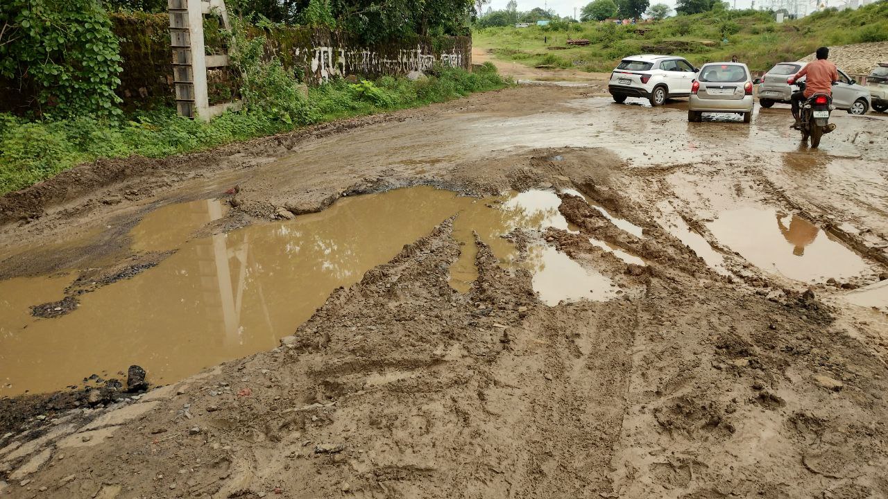 shahdol road bad condition