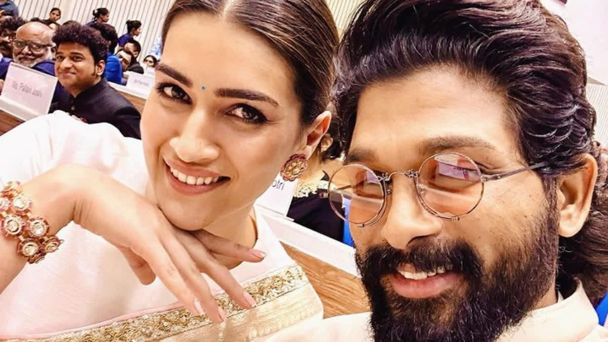 Allu Arjun heaps praise on 'lovely lady' Kriti Sanon, hints at 'movie together soon'