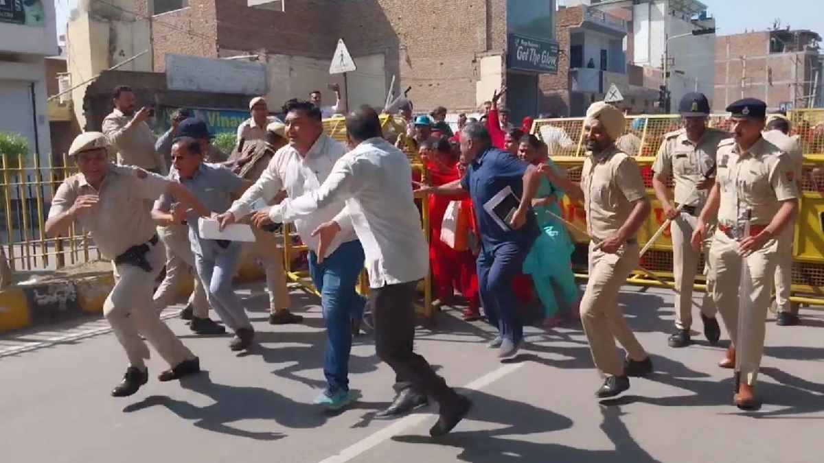 Haryana ASHA Workers Protest