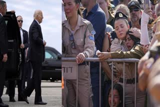 Joe Biden departs for Israel