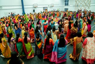 NRIs Celebrates Bathukamma Festival in Ireland