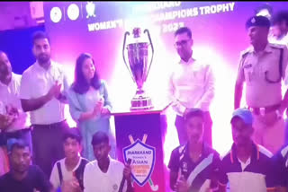 Womens Asian Hockey Championship trophy reached Bokaro