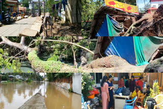 Trivandrum Floods  rain caused huge damage  ദുരിതപ്പെയ്‌ത്തൊഴിഞ്ഞു  കരയറാൻ തലസ്ഥാനം  Heavy rain in Trivandrum caused huge damage  Heavy rain in Trivandrum  Heavy rain  rain  rain alert  മഴ  മഴ മുന്നറിയിപ്പ്