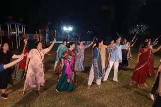 ग्रेटर कैलाश में डांडिया नृत्य का आयोजन