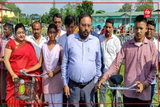 Bicycle Distribution Programme for Class IX