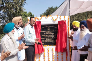 Inaugurated the newly constructed bridge over SYL canal on Morinda Ropar road.
