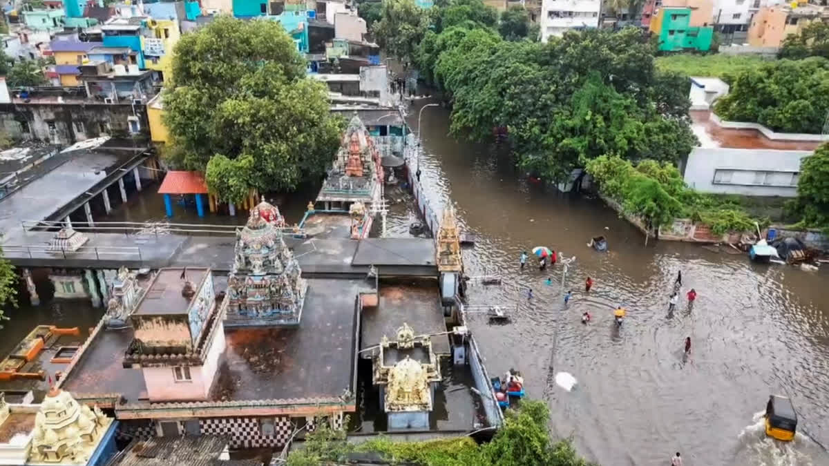 Heavy Rains Predicted In 6 TN Districts Today, Chennai May Get Respite