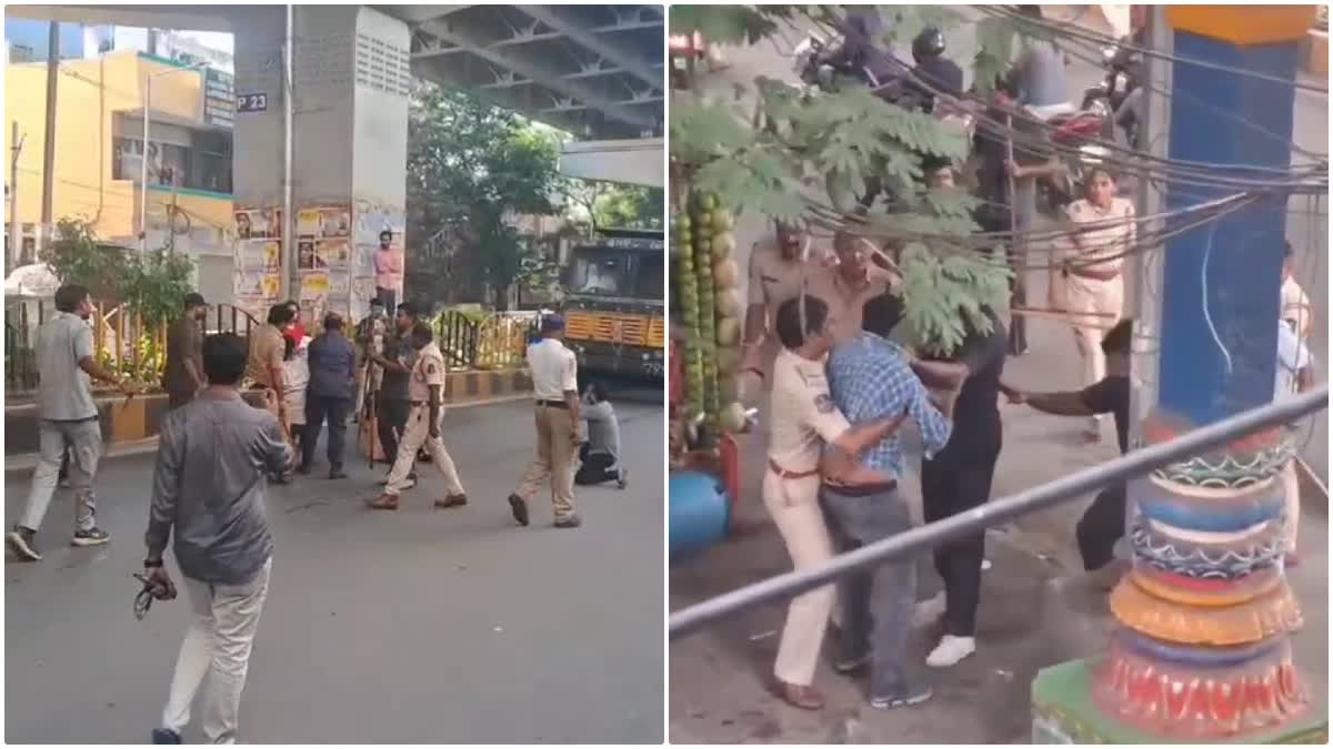 Group1 Candidates Protest In Hyderabad