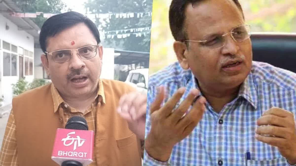 सतेंद्र जैन की जमानत पर बीजेपी ने AAP पर उठाए सवाल