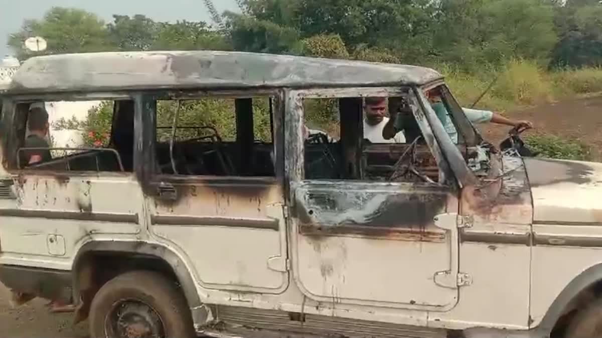 CHHINDWARA FIRE LIQUOR VEHICLE