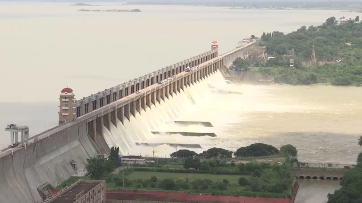 Tungabhadra Reservoir Gates in AP