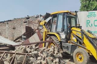 UJJAIN BULLDOZER ACTION