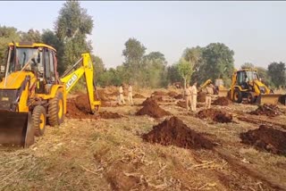 VIDISHA BULLDOZER ACTION