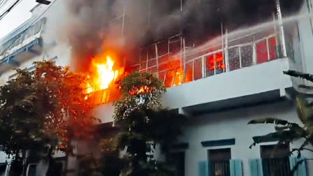 Fire at ESI Hospital