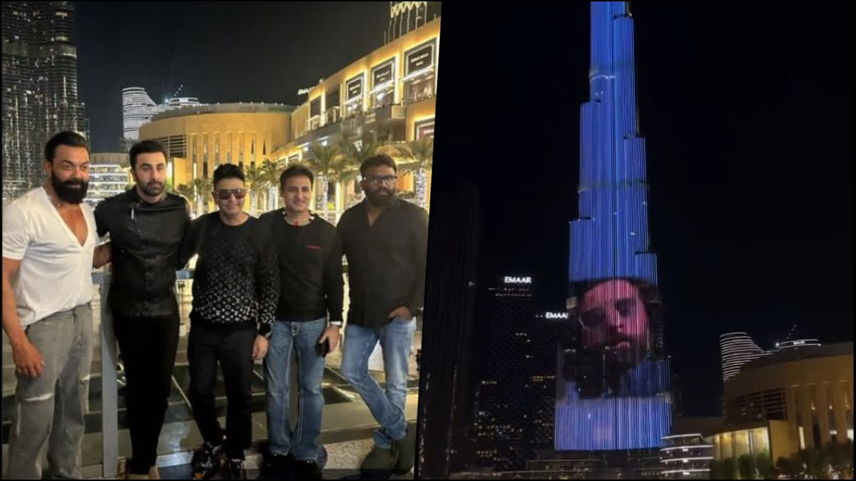 Animal: Ranbir Kapoor, Bobby Deol film's special cut brightens up Burj Khalifa - watch