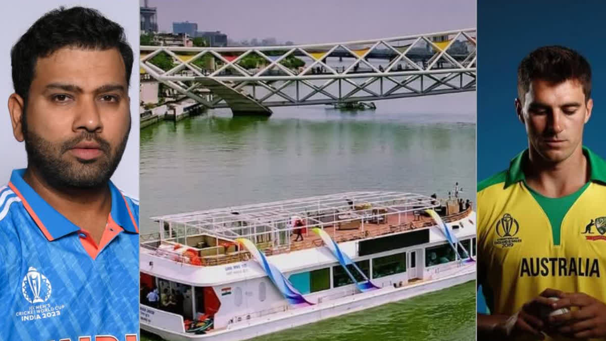 Players from India and Australia will have dinner on a cruise on the Sabarmati River before final