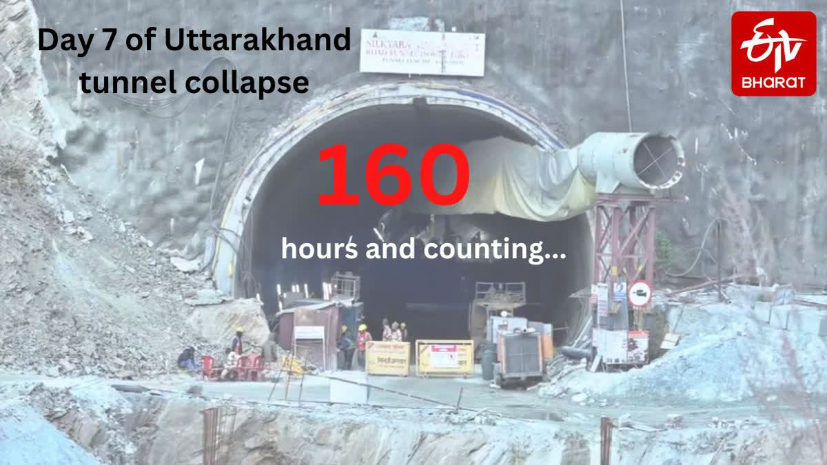 Uttarakhand tunnel collapse: Rescue op on hold after machine snag; trapped labourers strength ebbing, says families