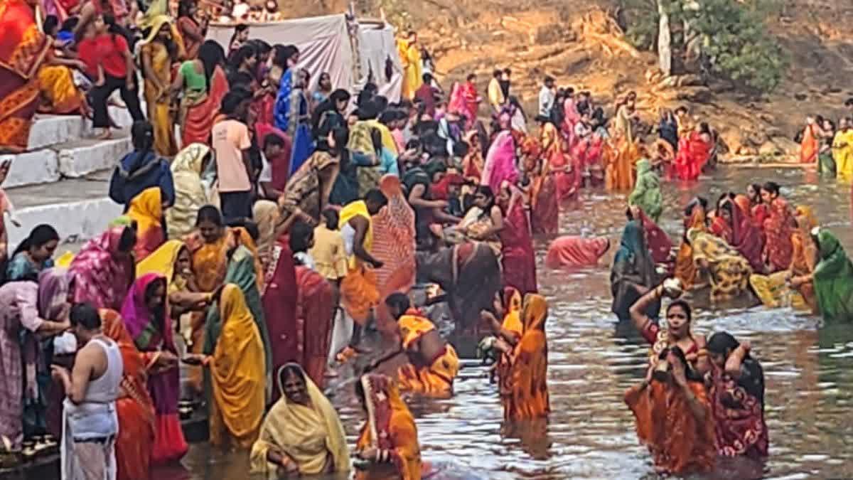 Waterless fasting of Chhath Vart