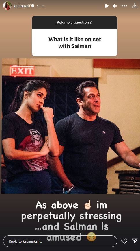 Here's what Katrina has to say on working with Salman Khan