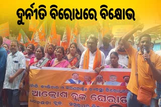 protest by bjp