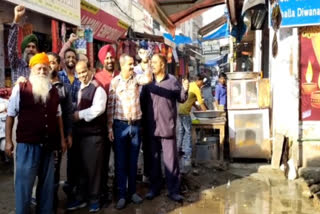 Sewage problem became a big headache for the residents of Kapurthala, shopkeepers protested