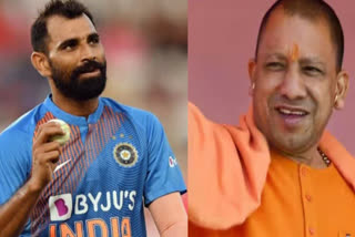 YOGI GOVERNMENT GAVE A GIFT TO TEAM INDIA ACE BOWLER MOHAMMED SHAMI STADIUM WILL BE BUILT IN VILLAGE