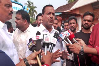 Speaker U T Khader spoke to reporters.