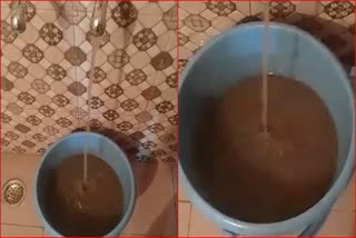 Supply of muddy water in Karsog