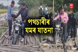 Poor Bridge in Udalguri