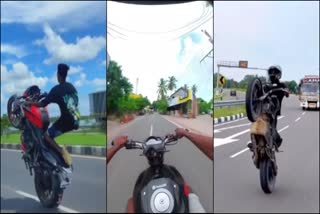 three arrested for two wheelers adventure on roads