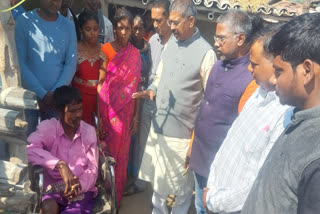 BJP MP met tunnel accident victims Family