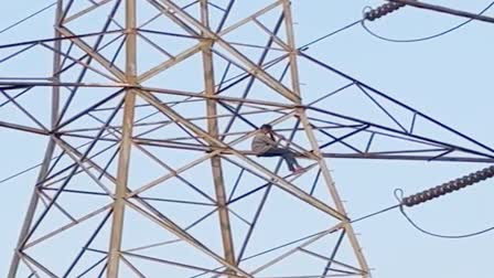 elderly laborer climbed tower