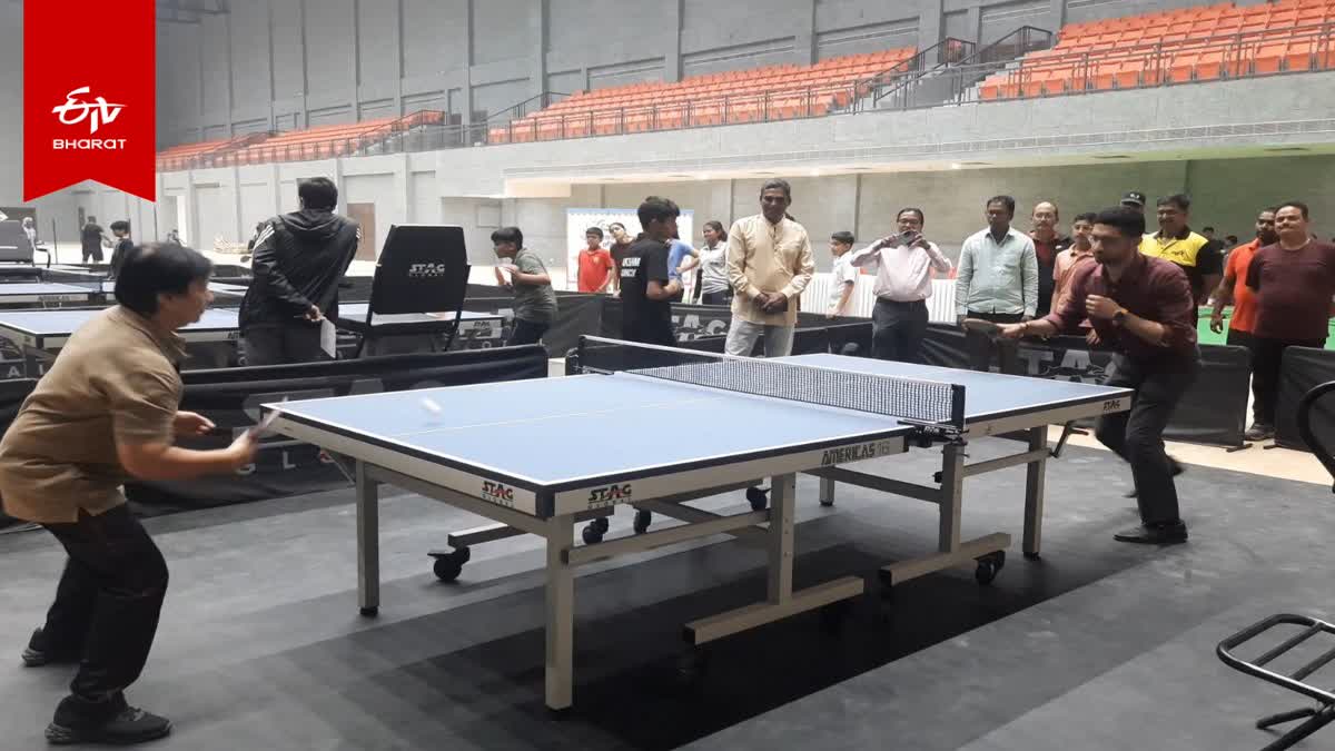 1700 players will participate in MP sports competition at Sigra Stadium, CDO tried his hand in table tennis.