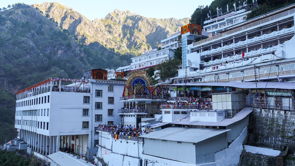 A view of Vaishno Devi Temple